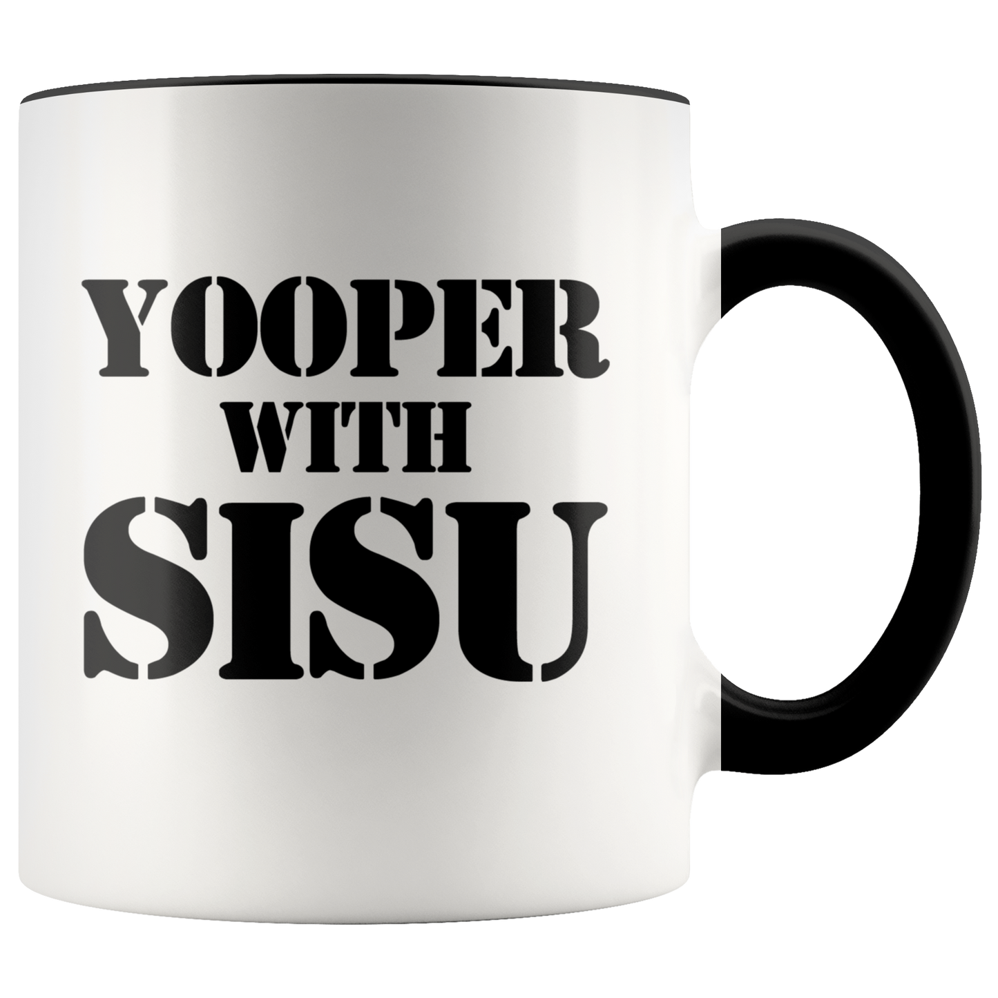 Yooper with Sisu Mug | Finnish Gift | Upper Michigan Residents