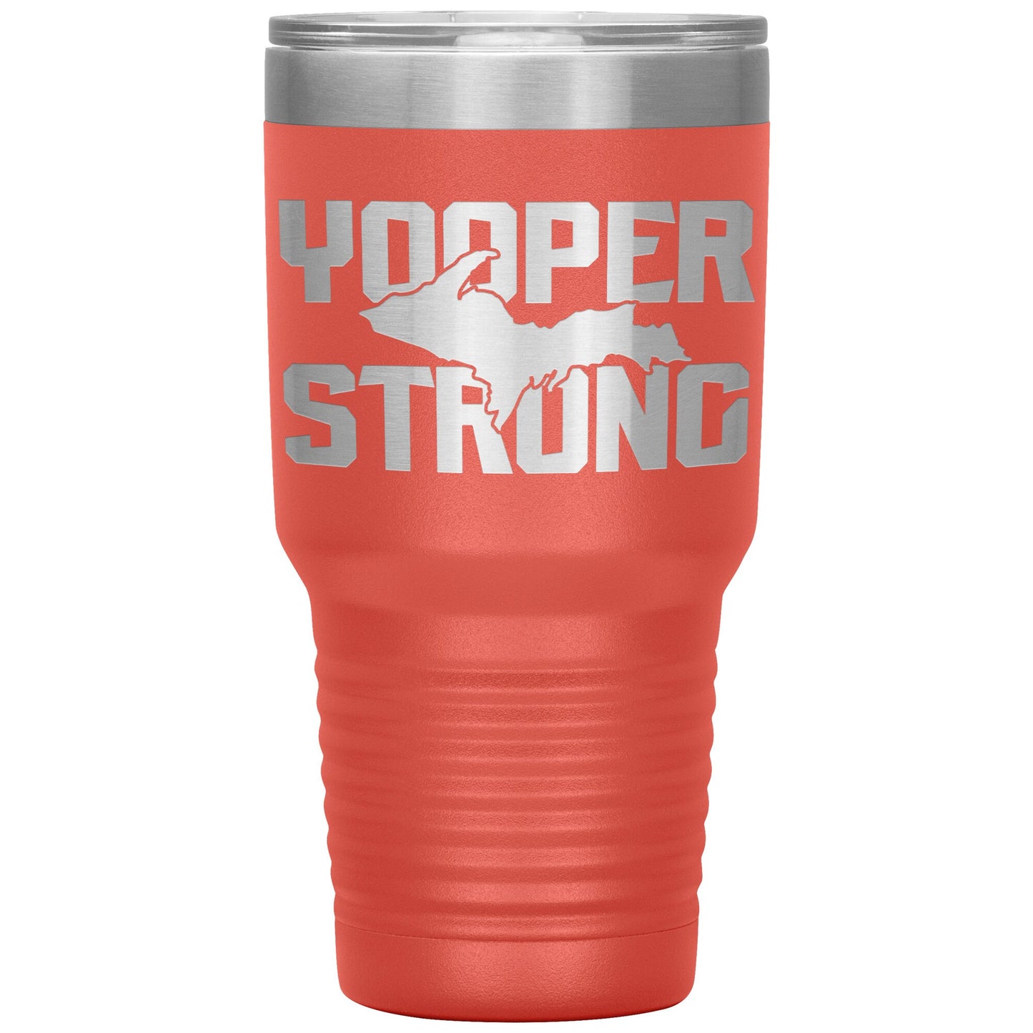 U.P. Coffee Tumbler 30 oz | Yooper Strong | Yooper Travel Mug