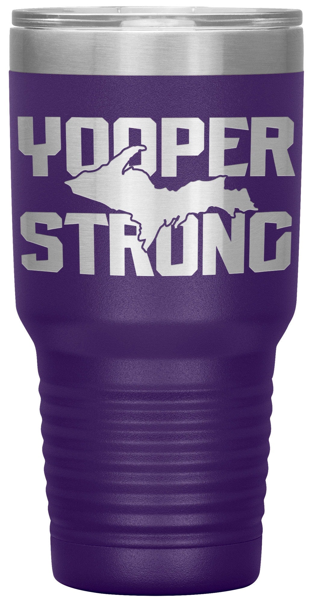 U.P. Coffee Tumbler 30 oz | Yooper Strong | Yooper Travel Mug