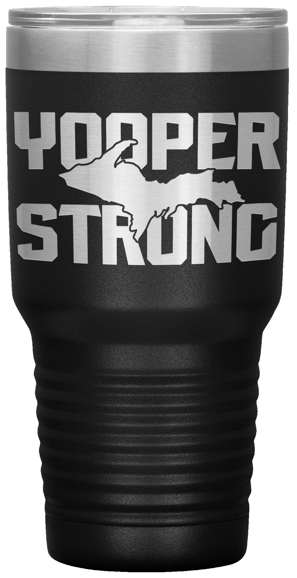 U.P. Coffee Tumbler 30 oz | Yooper Strong | Yooper Travel Mug