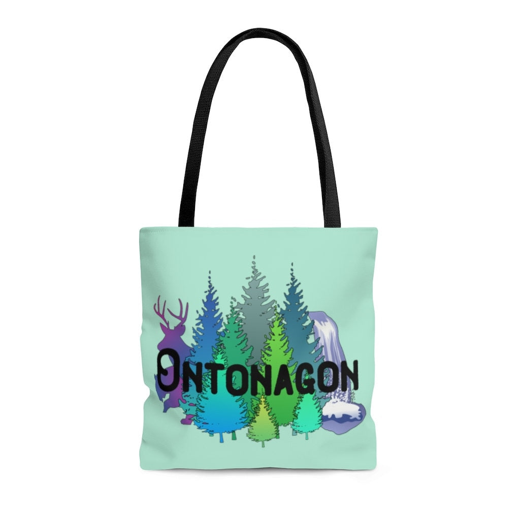 Ontonagon Tote Bag | Upper Michigan Gift | Yooper Tote/Grocery Bag