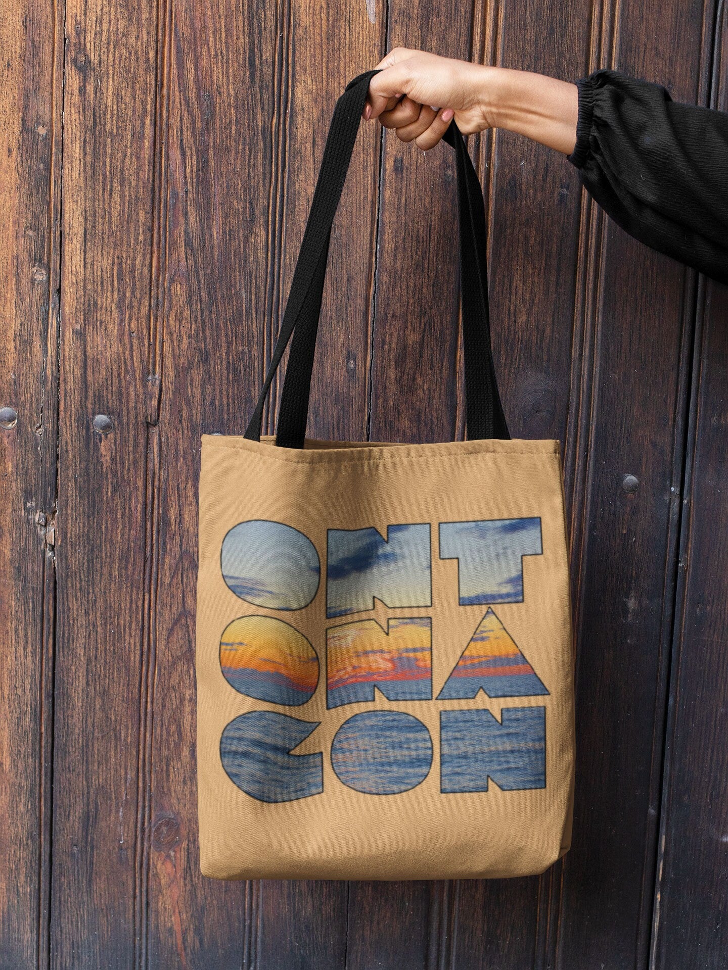Ontonagon Gift Tote Bag | Upper Michigan Gifts | Yooper Tote/Grocery Bag