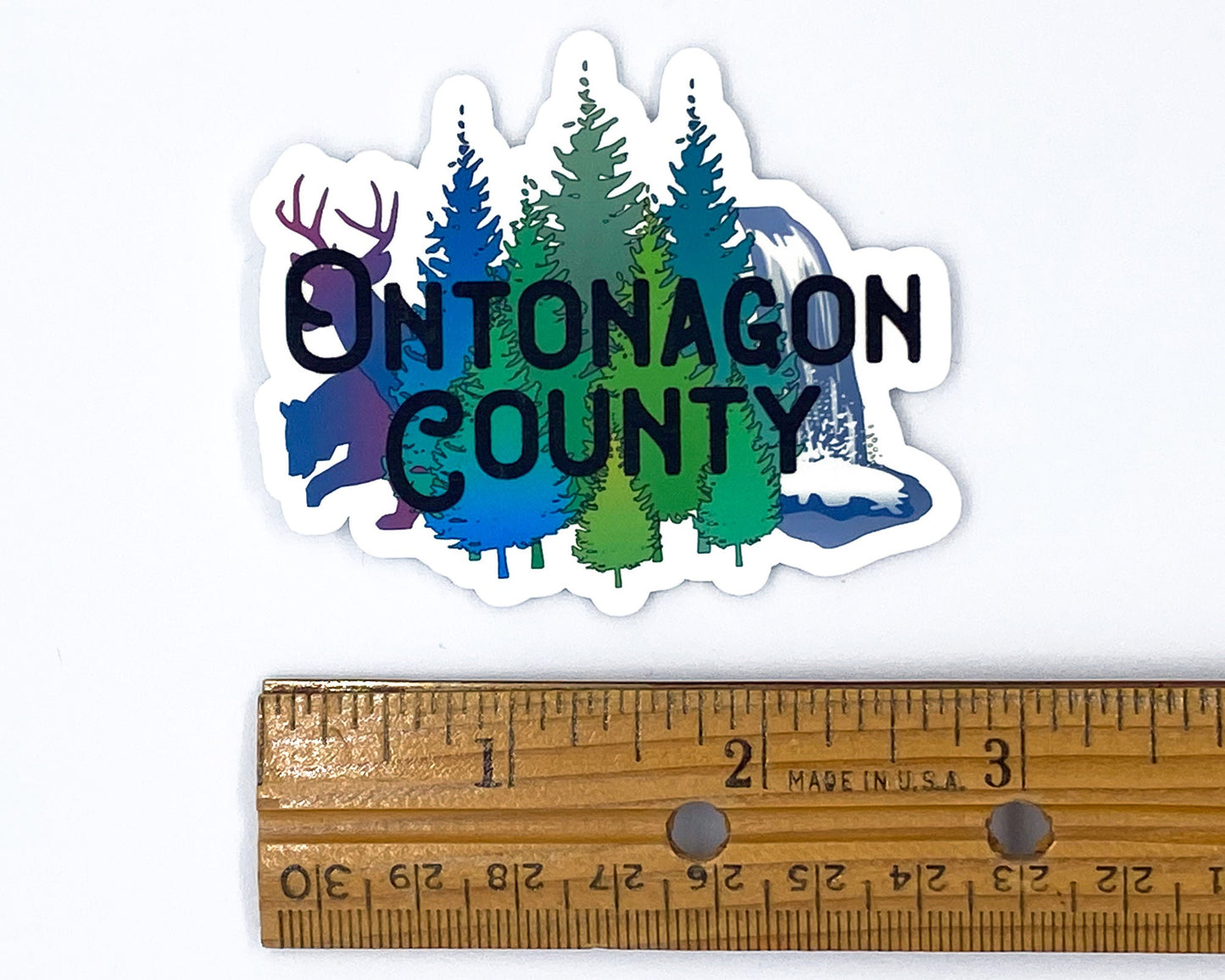 Ontonagon County Magnet, Yooper Fridge Magnets, U.P. Gift for Yooper