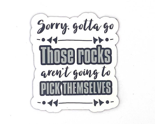 Rockhound Magnet, Rock Picker Gift, Agate Gift, Rock Lover Magnets, Rock Picking Fridge Magnet