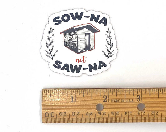 Funny Sauna Magnet, Funny Sauna Sign, Finnish Fridge Magnets, Gift for Finns and Yoopers