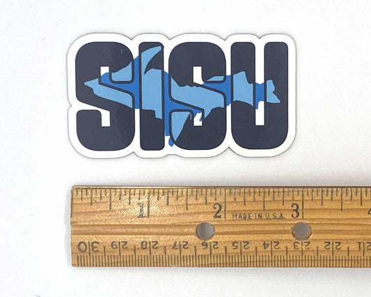 Sisu Sticker, Finnish Sisu Gift, Gifts for Finns and Yoopers