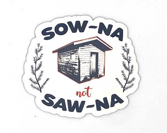 Funny Sauna Sticker, Funny Sauna Sign, Funny Finnish Decal, Gift for Finns and Yoopers
