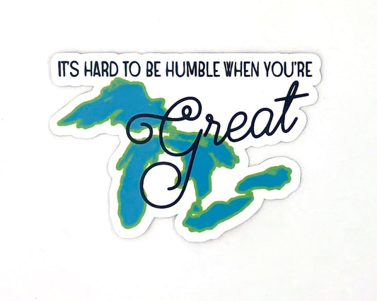 Great Lakes Sticker, Great Lakes Decal, Midwest Sticker
