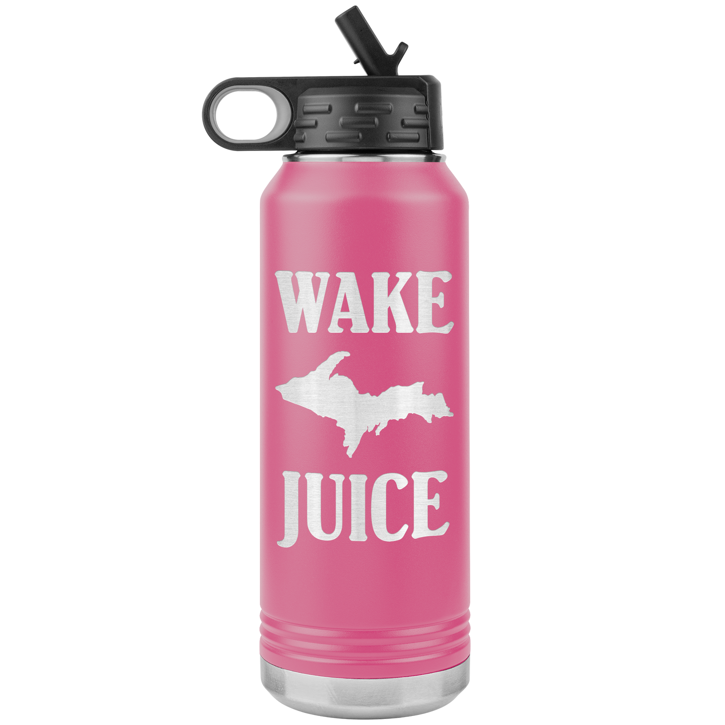 U.P. Water Bottle Travel Mug | Wake UP Juice | Yooper Coffee Tumbler