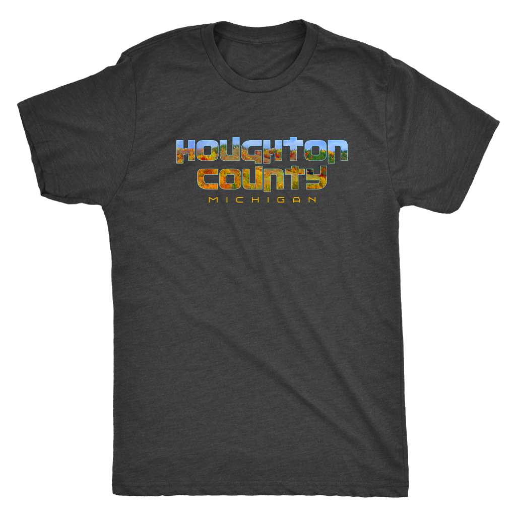 Houghton County Michigan Shirt - Fall Colors on Mont Ripley