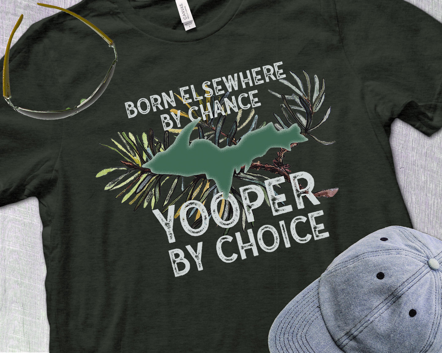 Yooper T-shirt | Upper Michigan Shirt | Upper Peninsula Gift | Yooper By Choice