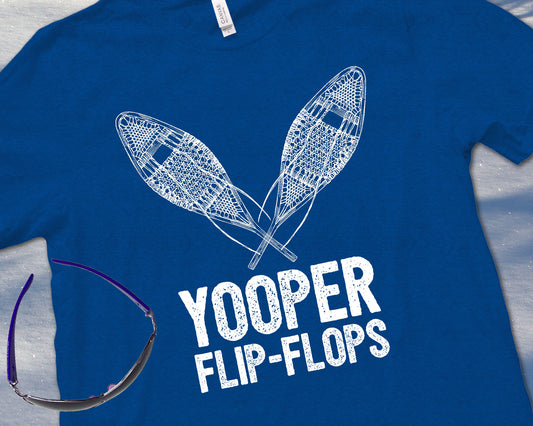Yooper Flip-Flops Shirt | Funny Upper Michigan T-shirt | Yooper Gift