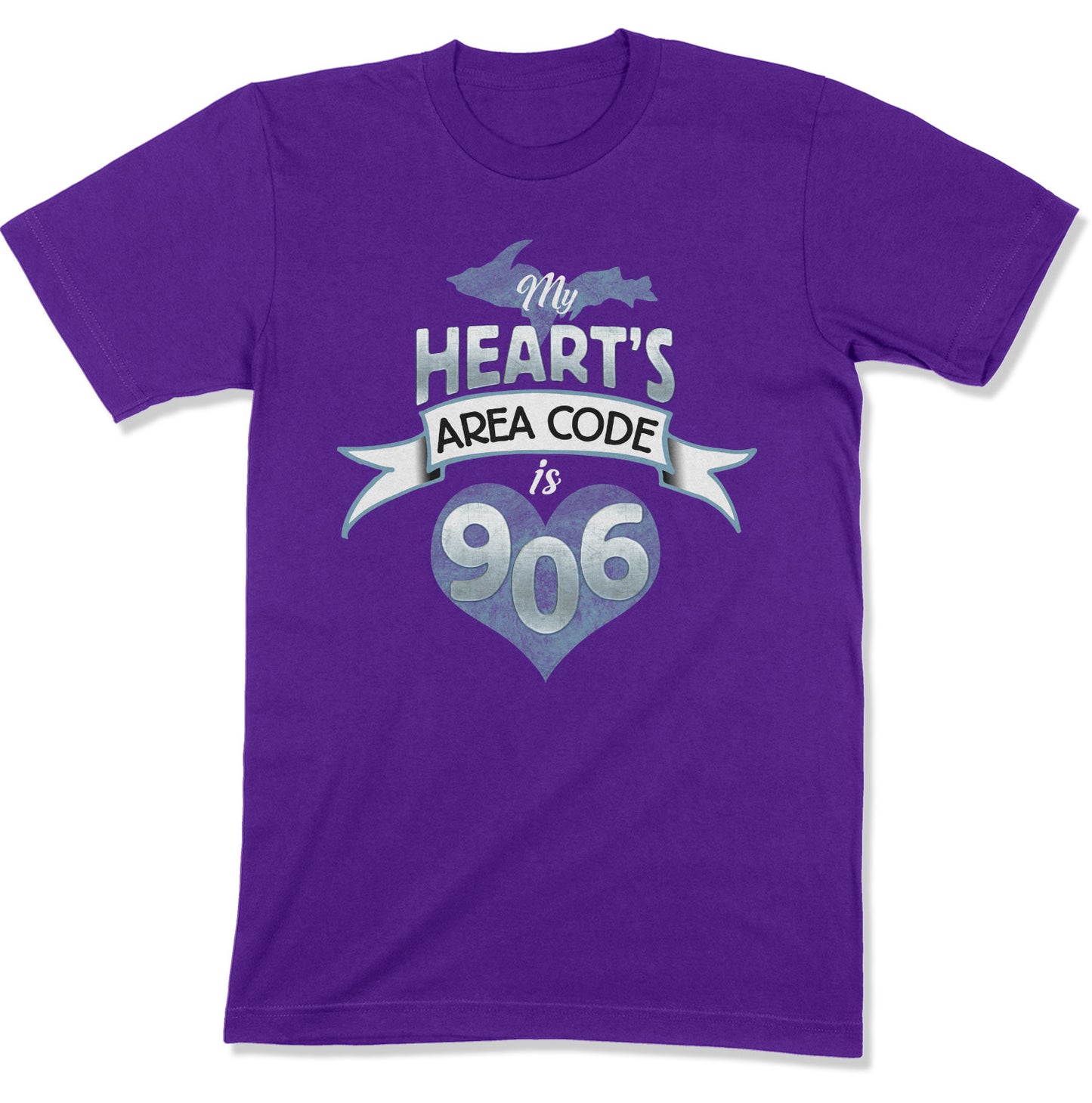 My Heart's Area Code is 906 Shirt | Yooper Gift | Upper Michigan T-shirt