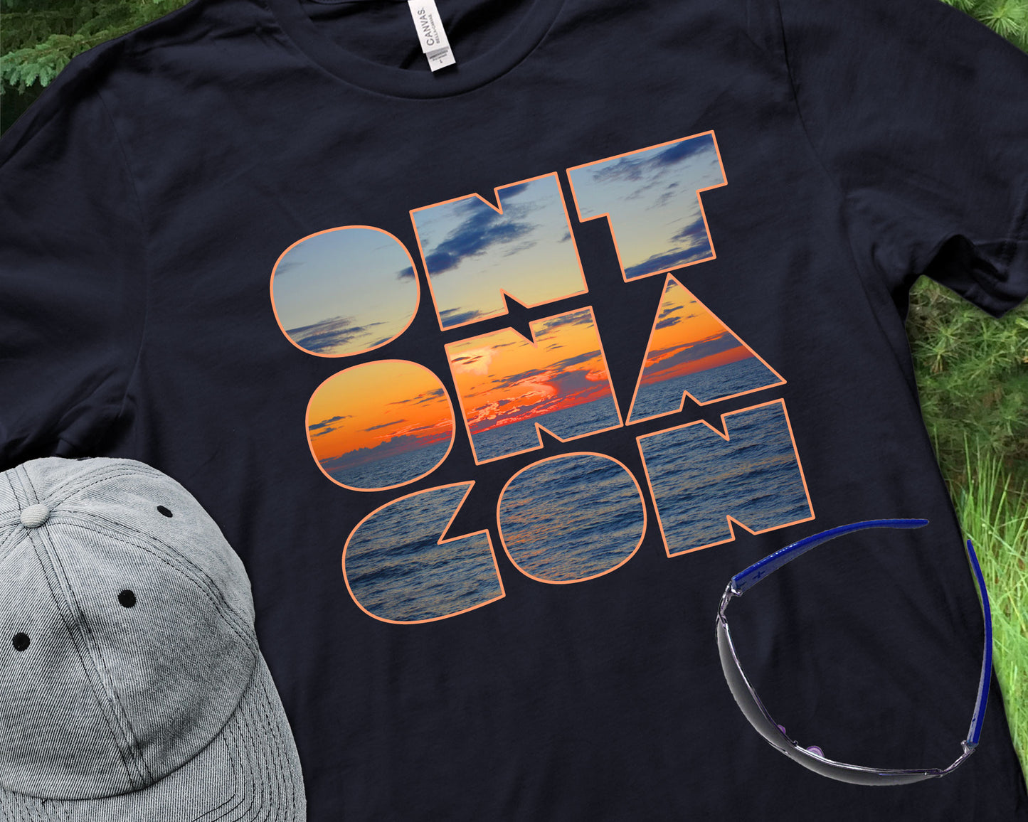 Ontonagon T-shirt | Ontonagon Lake Superior Sunset