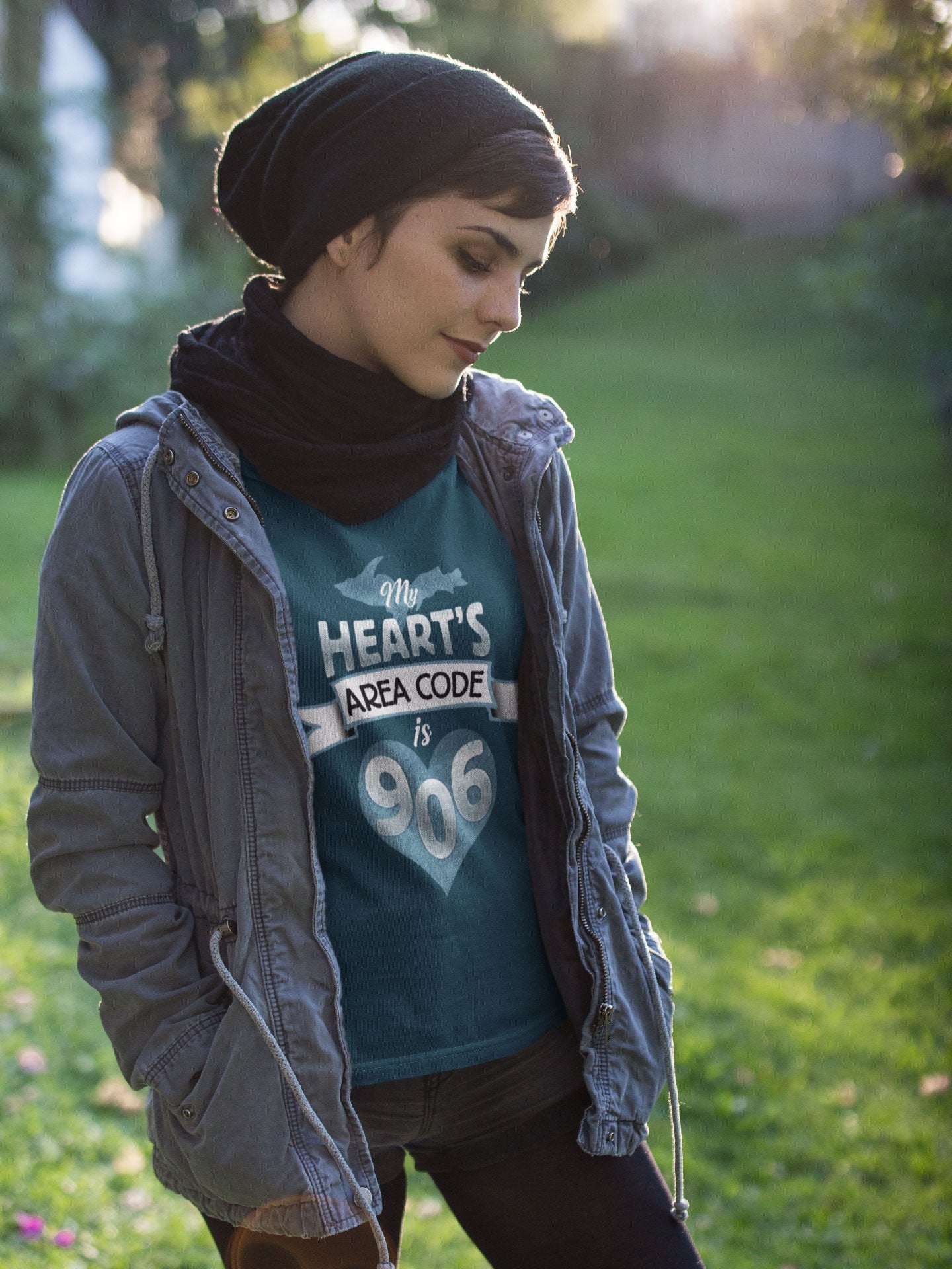 My Heart's Area Code is 906 Shirt | Yooper Gift | Upper Michigan T-shirt