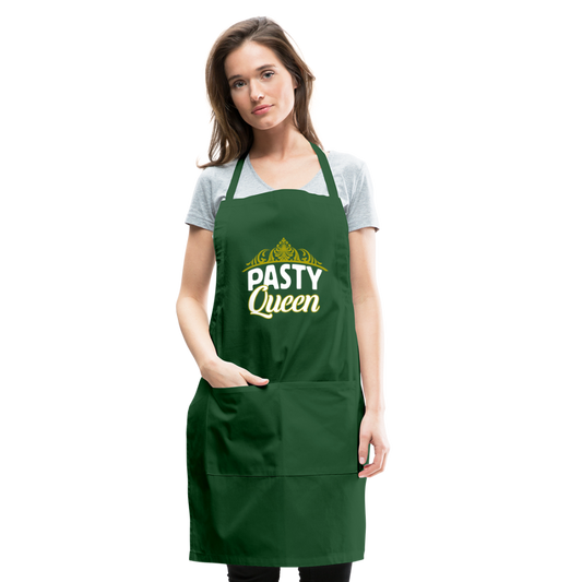 Yooper Pasty Apron | Finnish Gift | Adjustable Apron - forest green