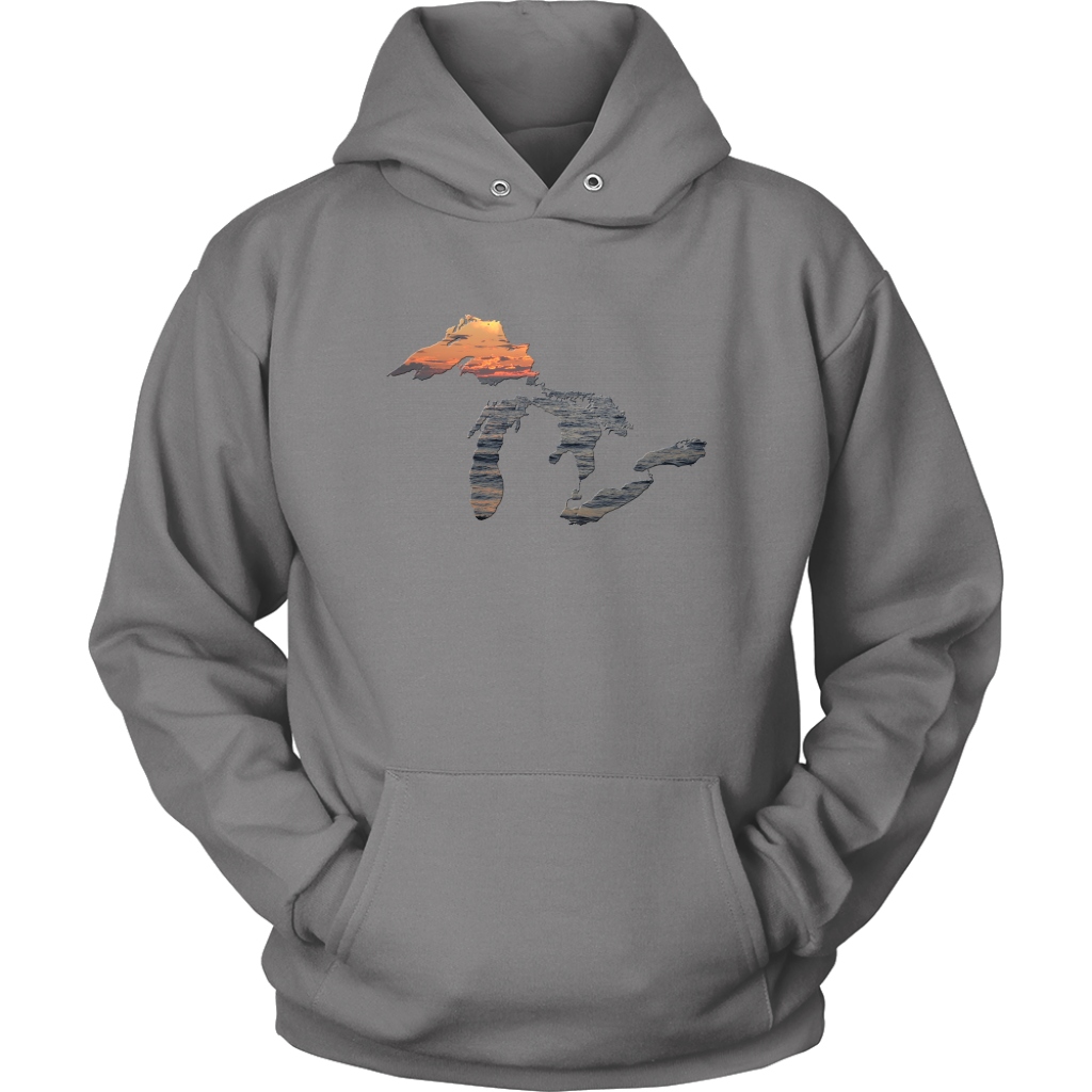 Great Lakes Hoodie | Midwest Hooded Sweatshirt | Michigan Hoodie | Unisex Pullover Hoodie